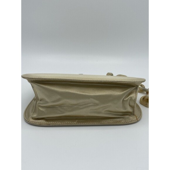Prada Satin Mini Frame Gold Hand Bag (Repaired/Reconstructed) - Picture 7 of 12